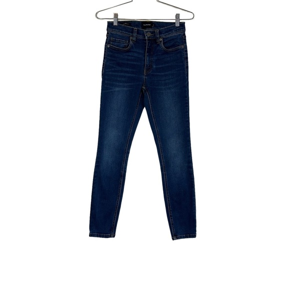Frank & Oak Debbie Skinny Blue Jean High Rise 26 - Picture 1 of 11